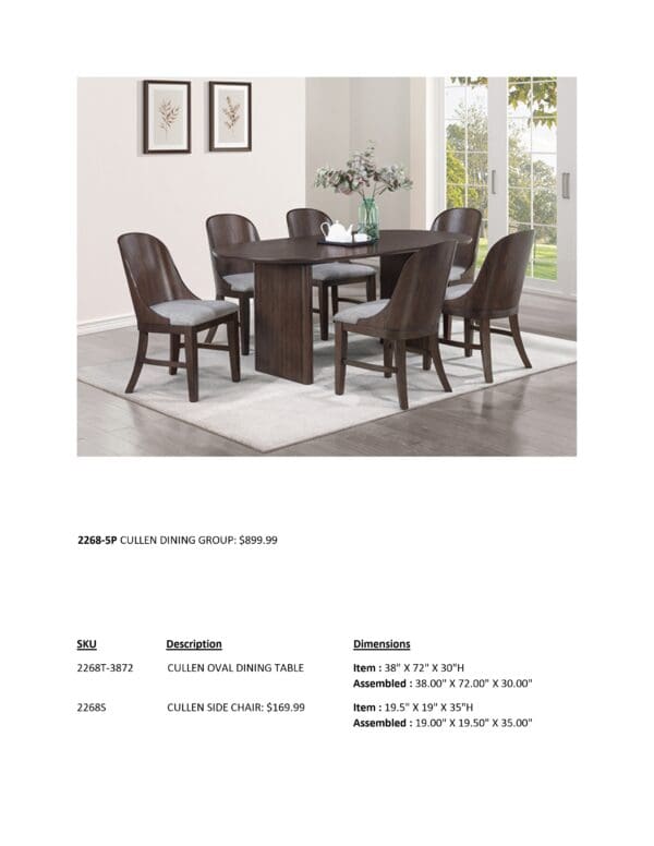 CULLEN DINETTE SET