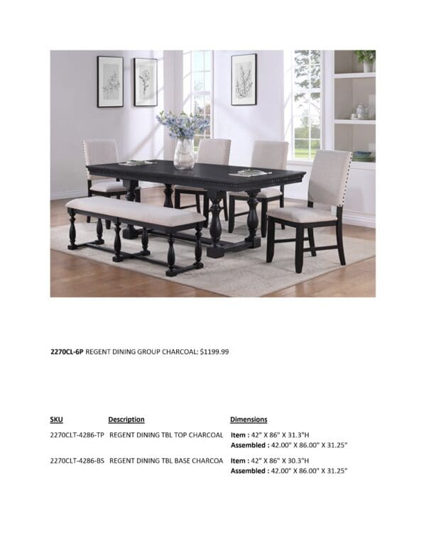 REGENT DINETTE SET