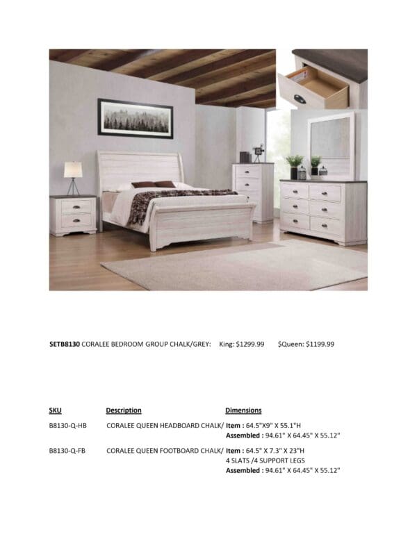 CORALEE BEDROOM SET