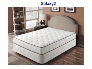 Galaxy2 mattress set in bedroom.
