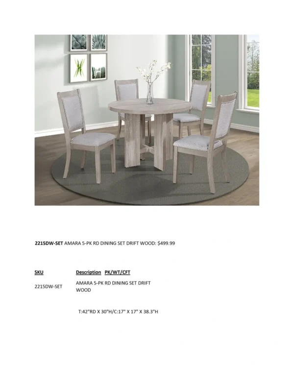 AMARA DINETTE SET