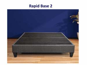 Grey Rapid Base 2 platform bed frame.