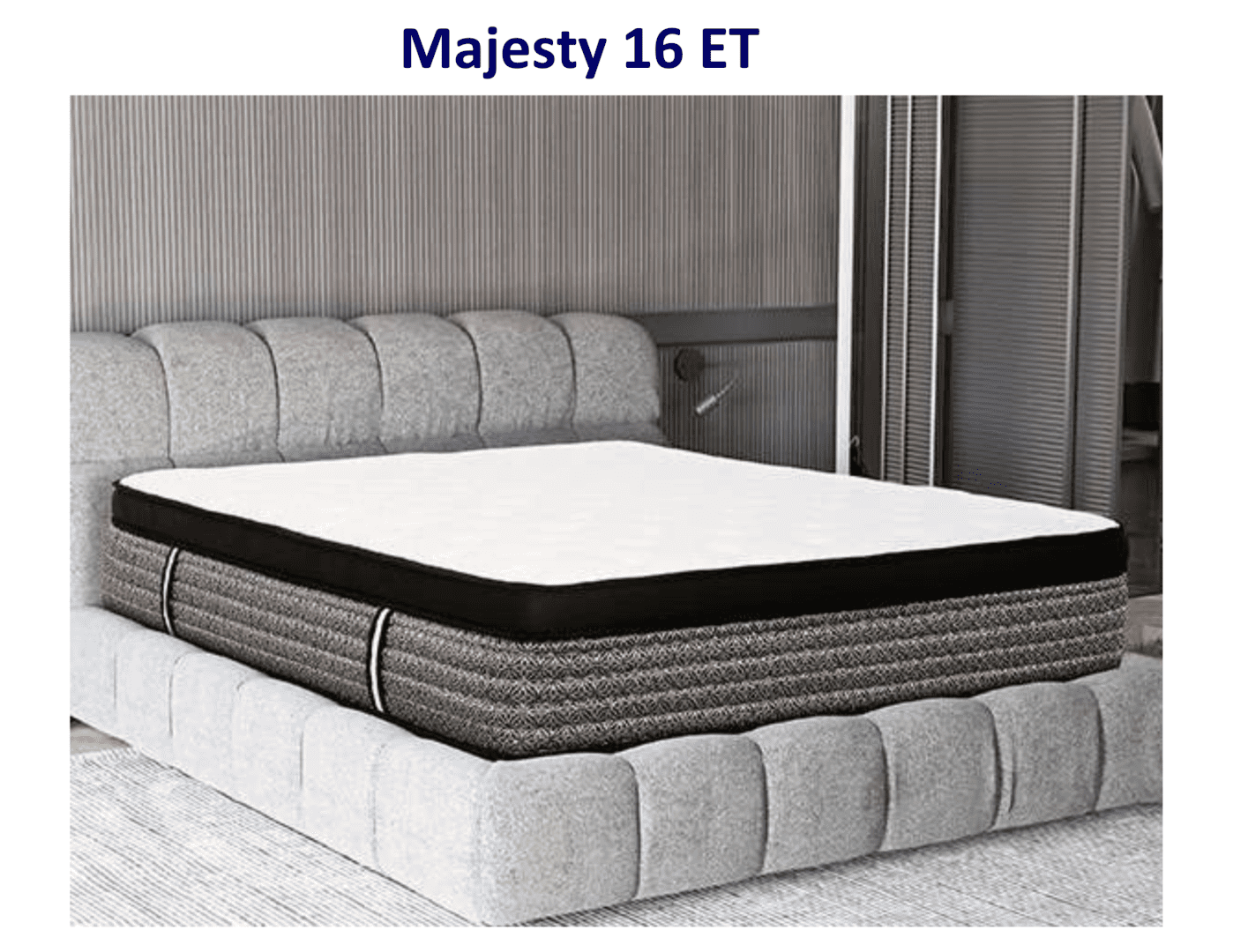 Majesty 16 ET mattress on bed.