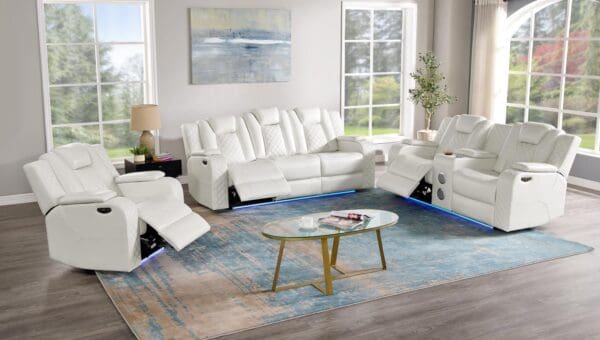 BELLA POWER RECLINER W/LED LIVING ROOM SET