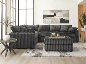 MONDO CHARCOAL 2PC SECTIONAL