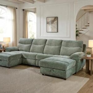LR7661SM SECTIONAL SLEEPER